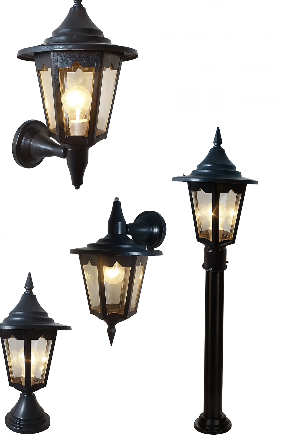 چراغ محوطه فلزی کد۱۴